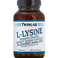 TwinLab L Lysine - 100 Count - Image 2
