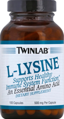 TwinLab L Lysine - 100 Count - Image 2