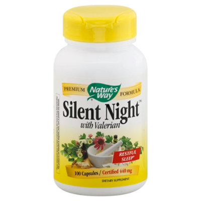 Natures Way Silent Nite Caps - 100 Count - Image 1