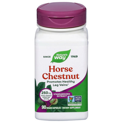 Natures Way Horse Chestnut Standardized Capsules - 90 Count - Image 2