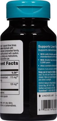 Natures Way Milk Thistle - 60 Count - Image 4