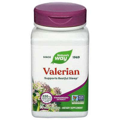 Nature's Way Valerian Standardized Capsules - 90 Count - Image 2