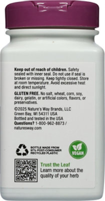 Nature's Way Valerian Standardized Capsules - 90 Count - Image 4