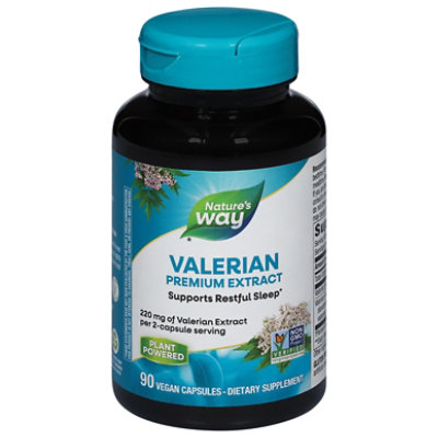 Natures Way Valerian Standardized Capsules - 90 Count