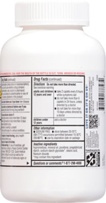 Signature Select/Care Pain Relief Caplet Acetaminophen 500 mg Extra Strength Aspirin Free - 500 Count - Image 5