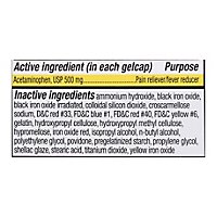 Signature Care Pain Relief Gelcap Acetaminophen 500mg Aspirin Free Extra Strength - 100 Count - Image 4
