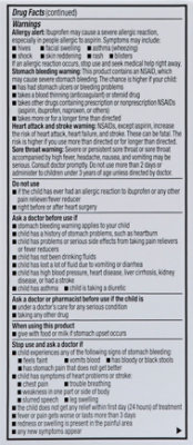 Signature Select/Care Ibuprofen Pain Reliever Fever Reducer Infant Berry 50mg /1.25ml Berry - 1 Fl. Oz. - Image 3