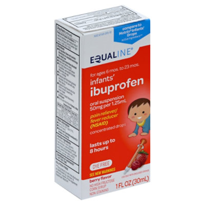 Signature Select/Care Ibuprofen Pain Reliever Fever Reducer Infant Berry 50mg /1.25ml Berry - 1 Fl. Oz. - Image 1