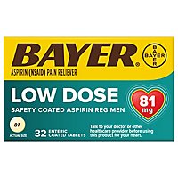 Bayer Aspirin Tablets 81mg Low Dose Enteric Coated - 32 Count - Image 3