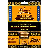 Tiger Balm Pain Relieving Ointment Ultra Strength Sports Rub - 0.63 Oz - Image 2