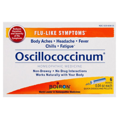 Boiron Oscillococcinum Quick-Dissolving Pellets - 6 Count - Image 3