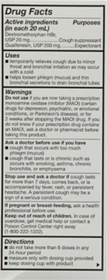 Signature Select/Care Cough + Chest Congestion Relief DM Non Drowsy Adult Original Flavor - 8 Fl. Oz. - Image 5