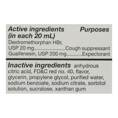 Signature Select/Care Cough + Chest Congestion Relief DM Non Drowsy Adult Original Flavor - 8 Fl. Oz. - Image 4