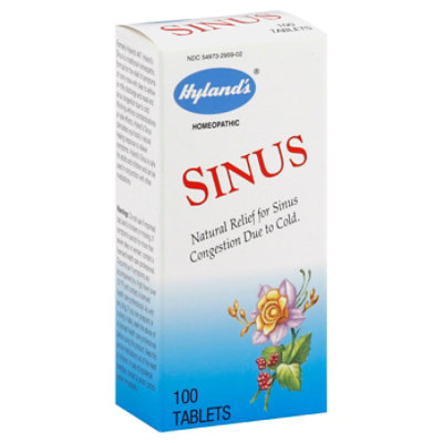 Hylands Sinus Tablets 100 Count Haggen