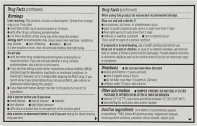 Signature Select/Care Maximum Strength Sinus Relief Acetaminophen 325mg - 24 Count - Image 4