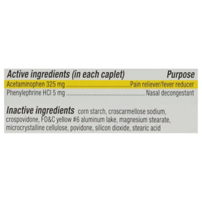 Signature Select/Care Maximum Strength Sinus Relief Acetaminophen 325mg - 24 Count - Image 3