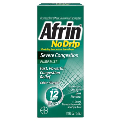 Afrin Severe Congest Pump - .5 Fl. Oz. - Image 3