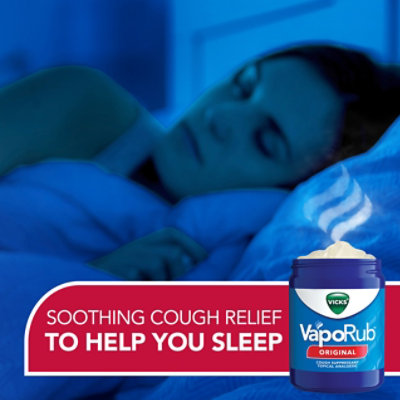 Vicks VapoRub Original Cough Suppressant Topical Analgesic Ointment - 3.53 Oz - Image 4