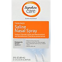 Signature Care Nasal Spray Salin Daily Use Twin Pack - 2-1.5 Fl. Oz. - Image 2