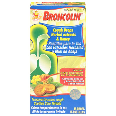 Broncolin Caramel Drops - 1.40 Oz - Image 3