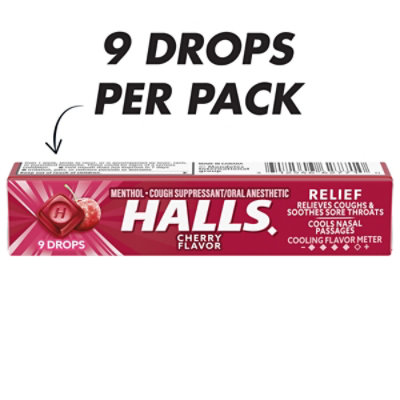 Halls Cough Drops Black Cherry - 9 Drops - Image 2