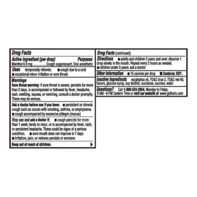 Halls Cough Drops Black Cherry - 9 Drops - Image 4