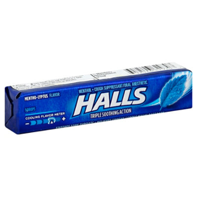 Halls Cough Drops Mentho-Lyptus - 9 Drops - Safeway