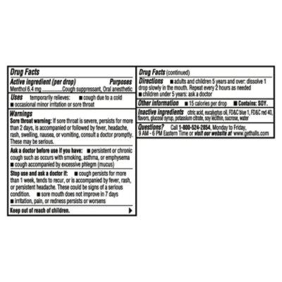 Halls Cough Drops Mentho-Lyptus - 9 Drops - Image 4