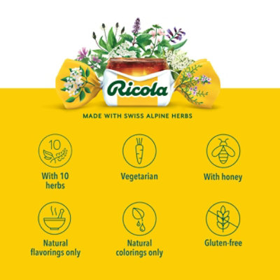 Ricola Throat Drops Cough Suppressant Honey-Herb - 24 Count - Image 4