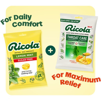 Ricola Throat Drops Herb Lemon Mint Sugar Free - 19 Count - Image 5