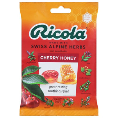 Ricola Throat Drops Herb Cherry Honey - 24 Count - Image 3