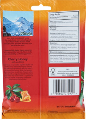 Ricola Throat Drops Herb Cherry Honey - 24 Count - Image 5