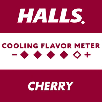 HALLS Cough Suppressant Drops Triple Soothing Action Cherry - 30 Count - Image 5