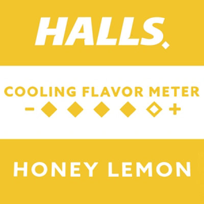 HALLS Cough Suppressant Drops Triple Soothing Action Honey Lemon - 30 Count - Image 4