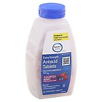 Signature Care Extra Strength Antacid Relief Mixed Berry - 96 Count - Image 1