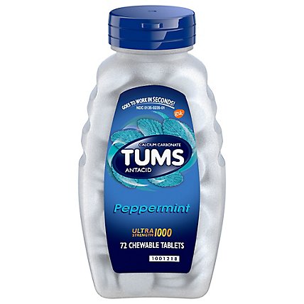 Tums Ultra Antacid Tablets Peppermint - 72 Count - Image 2
