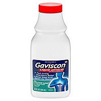 Gaviscon Heartburn Relief Extra Strength Liquid Antacid Cool Mint - 12 Fl. Oz. - Image 3