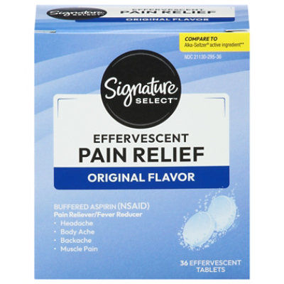 Signature Select/Care Antacid & Pain Relief Effervescent Tablets - 36 Count - Image 2