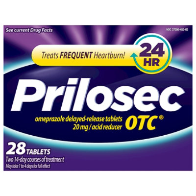 Prilosec OTC Heartburn Relief and Acid Reducer Tablets - 28 Count