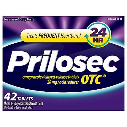 Prilosec OTC Heartburn Relief and Acid Reducer Tablets - 42 Count - Image 3
