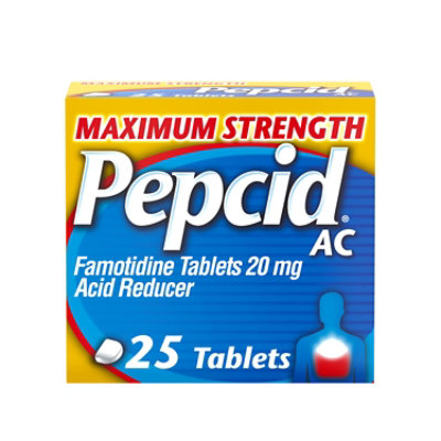 Pepcid Ac Acid Reducer Tablets Maximum Strength 20 mg - 25 Count - Image 1