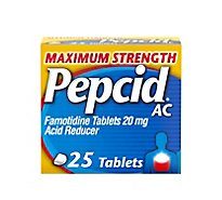 Pepcid Ac Acid Reducer Tablets Maximum Strength 20 mg - 25 Count
