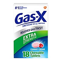 Gas-X Antigas Tablets Extra Strength Cherry Creme Chewables - 18 Count - Image 2