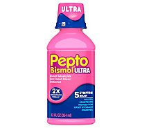 Pepto-Bismol Ultra 5 Symptom Relief Anti Diarrhea Liquid Syrup - 12 Fl. Oz.