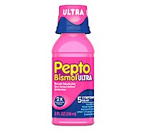 Pepto Bismol Ultra Liquid 5 Symptom Relief Original - 8 Fl. Oz.