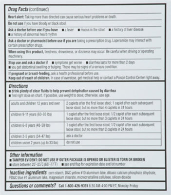 Signature Select/Care Anti Diarrheal Loperamide HCI 2mg Caplet - 24 Count - Image 5