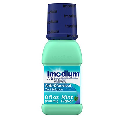 Imodium Anti-Diarrheal Mint Liquid - 8 Fl. Oz. - Image 2
