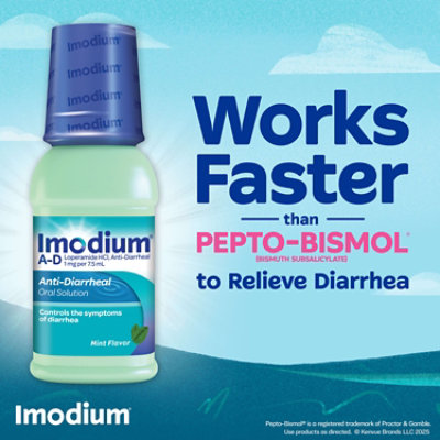 Imodium Anti-Diarrheal Mint Liquid - 8 Fl. Oz. - Image 4