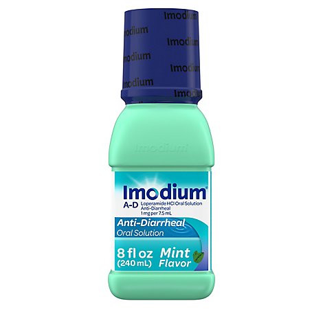 Imodium Anti-Diarrheal Mint Liquid - 8 Fl. Oz.