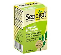 Senokot Regular Strength Laxative Tablets - 50 Count
